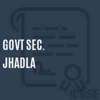 Govt Sec. Jhadla Secondary School Logo