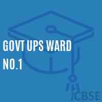 Govt Ups Ward No.1 Middle School Logo