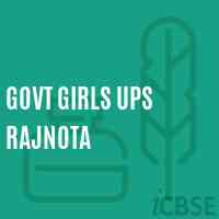 Govt Girls Ups Rajnota Middle School Logo