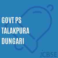 Govt Ps Talakpura Dungari Primary School Logo