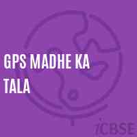 Gps Madhe Ka Tala Primary School Logo