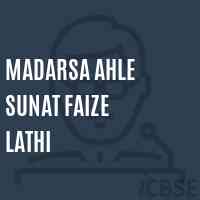 Madarsa Ahle Sunat Faize Lathi Primary School Logo