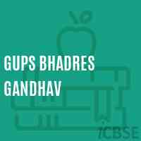 Gups Bhadres Gandhav Middle School Logo