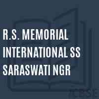 R.S. Memorial International Ss Saraswati Ngr Secondary School Logo