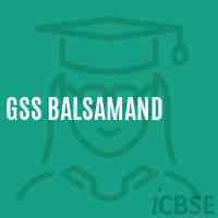 Gss Balsamand School Logo
