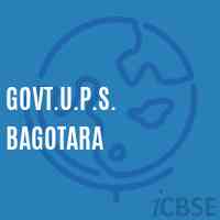 Govt.U.P.S. Bagotara Middle School Logo
