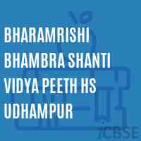 Bharamrishi Bhambra Shanti Vidya Peeth Hs Udhampur Senior Secondary School Logo