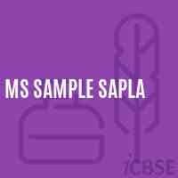 Ms Sample Sapla Middle School Logo