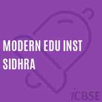 Modern Edu Inst Sidhra Middle School Logo