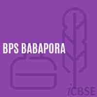 Bps Babapora Primary School Logo