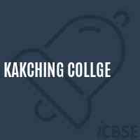 Kakching Collge College Logo