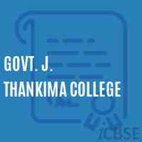 Govt. J. Thankima College Logo