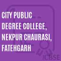City Public Degree College, Nekpur Chaurasi, Fatehgarh Logo