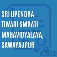Sri Upendra Tiwari Smrati Mahavidyalaya, Sawayajpur College Logo