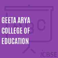 Geeta Arya College of Education Logo