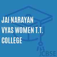 Jai Narayan Vyas Women T.T. College Logo