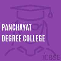 Panchayat Degree College Logo