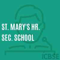 St. Mary's Hr. Sec. School Logo