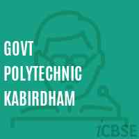 Govt Polytechnic Kabirdham College Logo