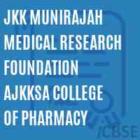 Jkk Munirajah Medical Research Foundation Ajkksa College of Pharmacy Logo