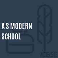 A S Modern School Logo
