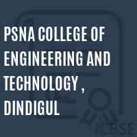Psna College of Engineering and Technology , Dindigul Logo