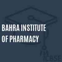 Bahra Institute of Pharmacy Logo
