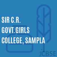 Sir C.R. Govt.Girls College, Sampla Logo