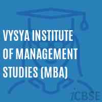 Vysya Institute of Management Studies (Mba) Logo