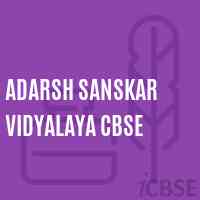 Adarsh Sanskar Vidyalaya Cbse School Logo
