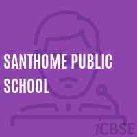 Santhome Public School Logo