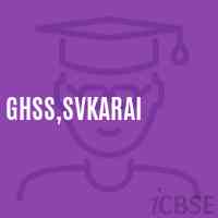 Ghss,Svkarai High School Logo