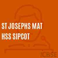 St Josephs Mat Hss Sipcot Senior Secondary School Logo