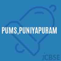 Pums,Puniyapuram Middle School Logo