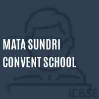 Mata Sundri Convent School Logo