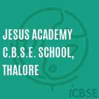Jesus Academy C.B.S.E. School, Thalore Logo