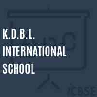 K.D.B.L. International School Logo