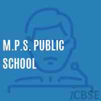 M.P.S. Public School Logo