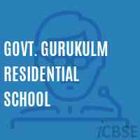 Govt. Gurukulm Residential School Logo