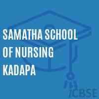 Samatha School of Nursing Kadapa Logo