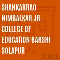 Shankarrao Nimbalkar Jr. College of Education Barshi Solapur Logo