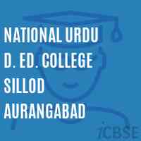 National Urdu D. Ed. College Sillod Aurangabad Logo