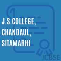 J.S.College, Chandaul, Sitamarhi Logo