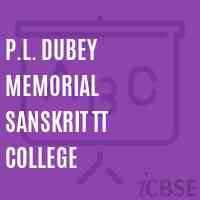 P.L. Dubey Memorial Sanskrit TT College Logo