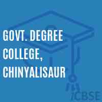 Govt. Degree College, Chinyalisaur Logo