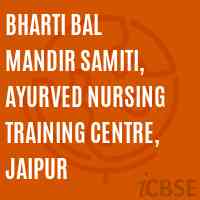 Bharti Bal Mandir Samiti, Ayurved Nursing Training Centre, Jaipur College Logo