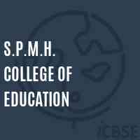 S.P.M.H. College of Education Logo