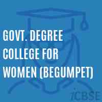 Govt. Degree College for Women (Begumpet) Logo