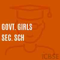 Govt. Girls Sec. Sch School Logo