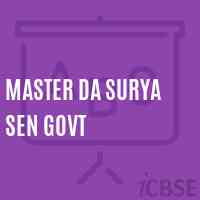Master Da Surya Sen Govt School Logo